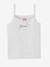 Pack of 3 Cami Tops, for Girls White 