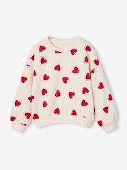 -Round-neck sweatshirt for girls