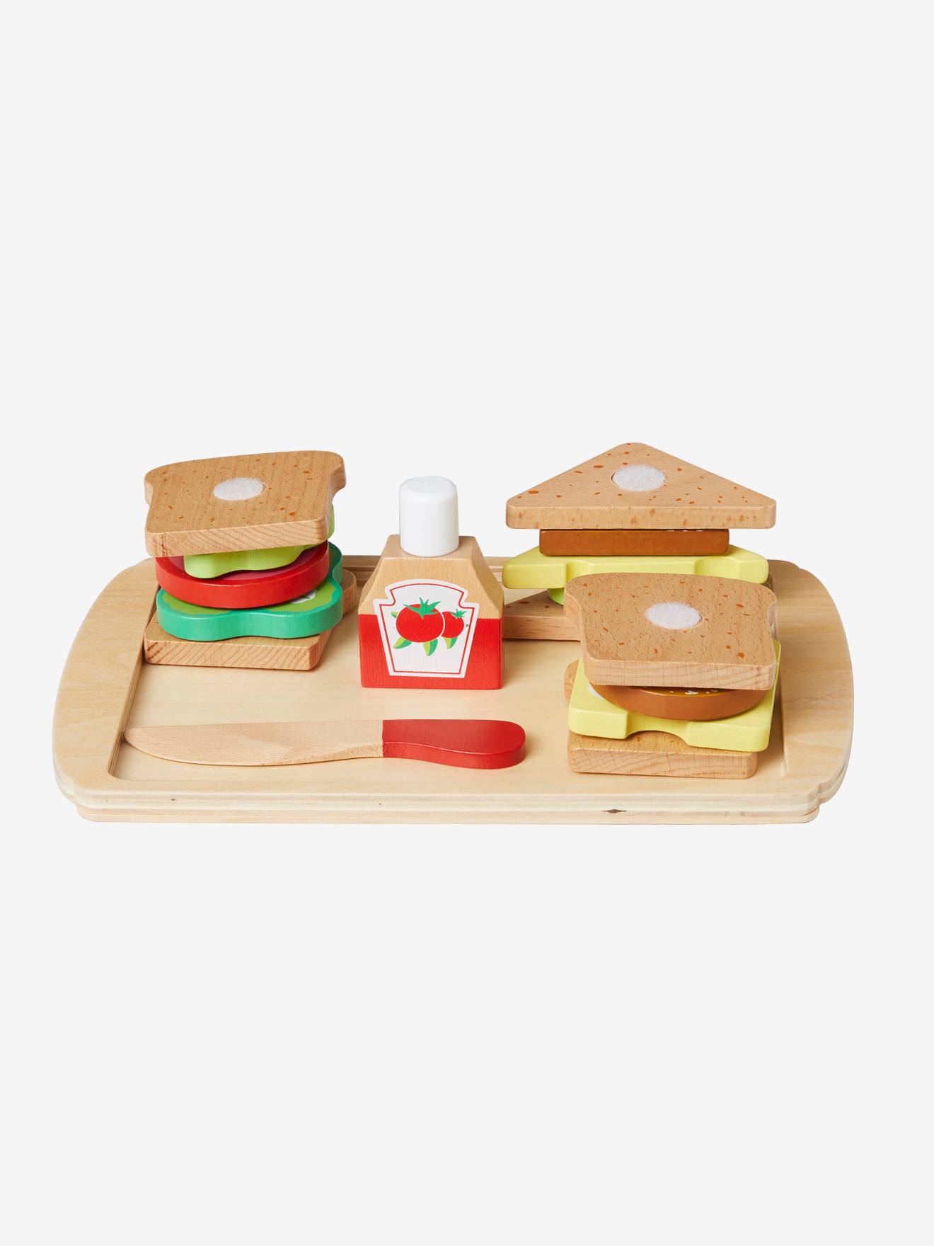 wooden picnic set toy