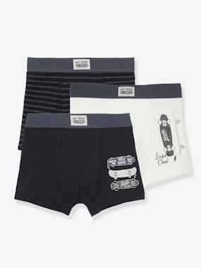 Pack of 3 Stretch Boxer Shorts Skateboards