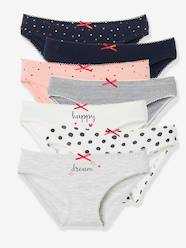 Girls-Underwear-Pack of 7 Briefs, One for Each Day of the Week, for Girls