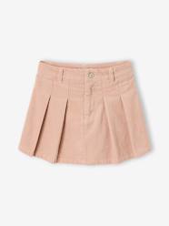 -Pleated skort for girls