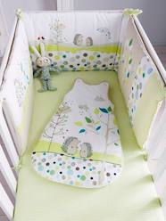 Furniture & Bedding-Baby Bedding-Embroidered Cot Bumper, Picnic Theme