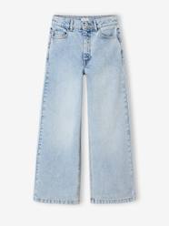 Girls-Jeans-Girl's wide-leg denim trouser
