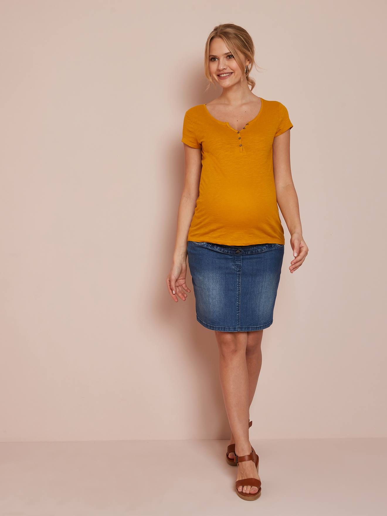 maternity denim skirt uk