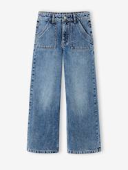 Girls-Jeans-Wide-Leg Carpenter Trousers for Girls, JONEN