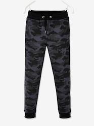 Boys-Trousers-Fleece Joggers for Boys, Camouflage Print