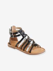 Shoes-Spartan Style Leather Sandals for Girls