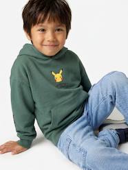 Boys-Cardigans, Jumpers & Sweatshirts-Sweatshirts & Hoodies-Pikachu hooded sweatshirt for boys