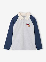 -Long-sleeved polo shirt for boys