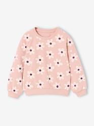-Round-neck sweatshirt for girls