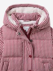Baby-Gingham puffer jacket by CYRILLUS