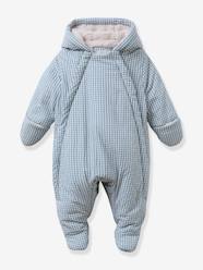 Baby-Gingham pramsuit by CYRILLUS