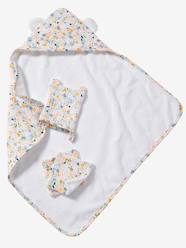 Toys-Dolls & Soft Dolls-Set with Bath Cape + Mitten + Baby Wipes, for Dolls