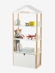 Bedroom Furniture & Storage-House-Shaped Bookcase, Woody