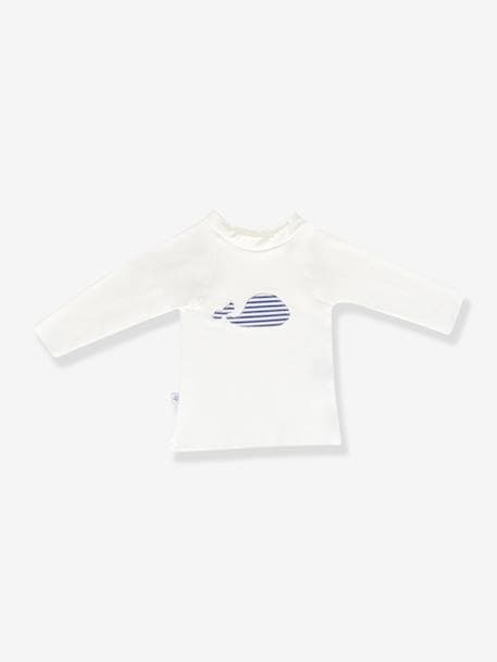 Uv Protection Swim T Shirt For Babies Marin Mousse White Baby Vertbaudet