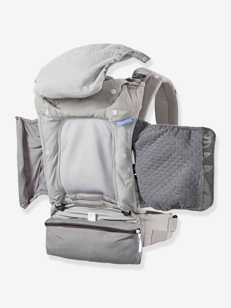 In Season 5 Layer Ergonomic Baby Carrier by INFANTINO light grey