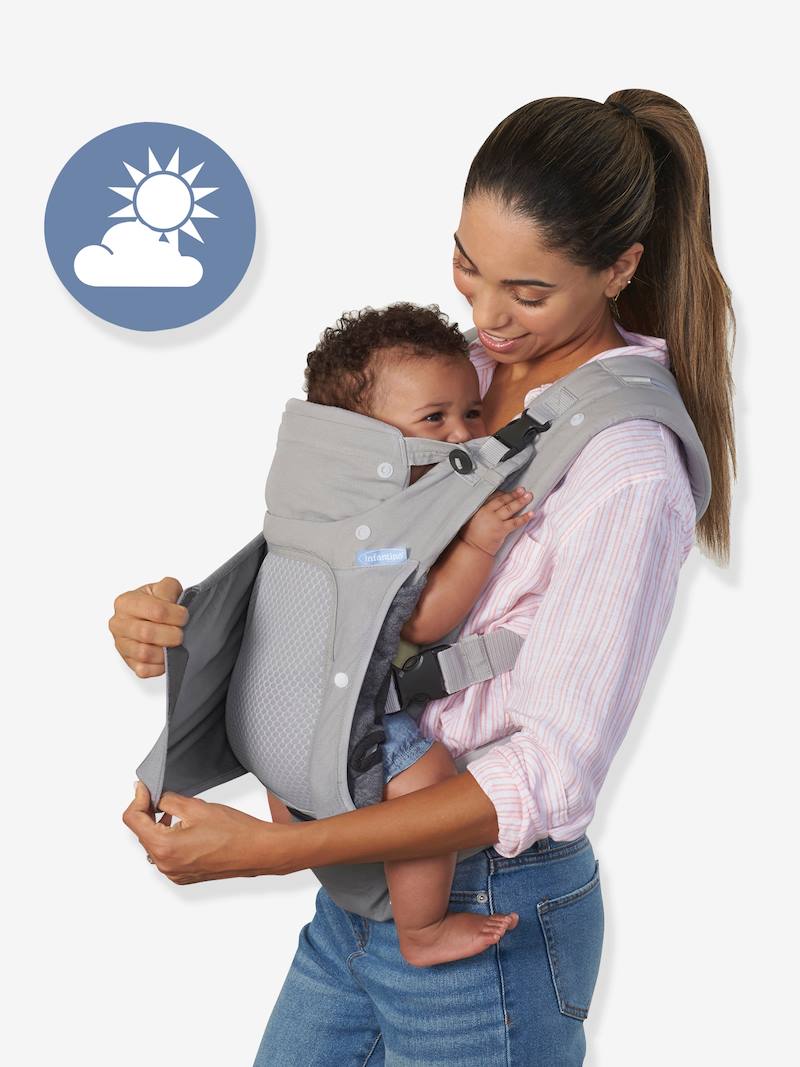 In Season 5 Layer Ergonomic Baby Carrier by INFANTINO light grey