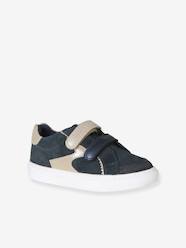 -Hook-and-Loop Leather Trainers for Children, Designed for Autonomy 