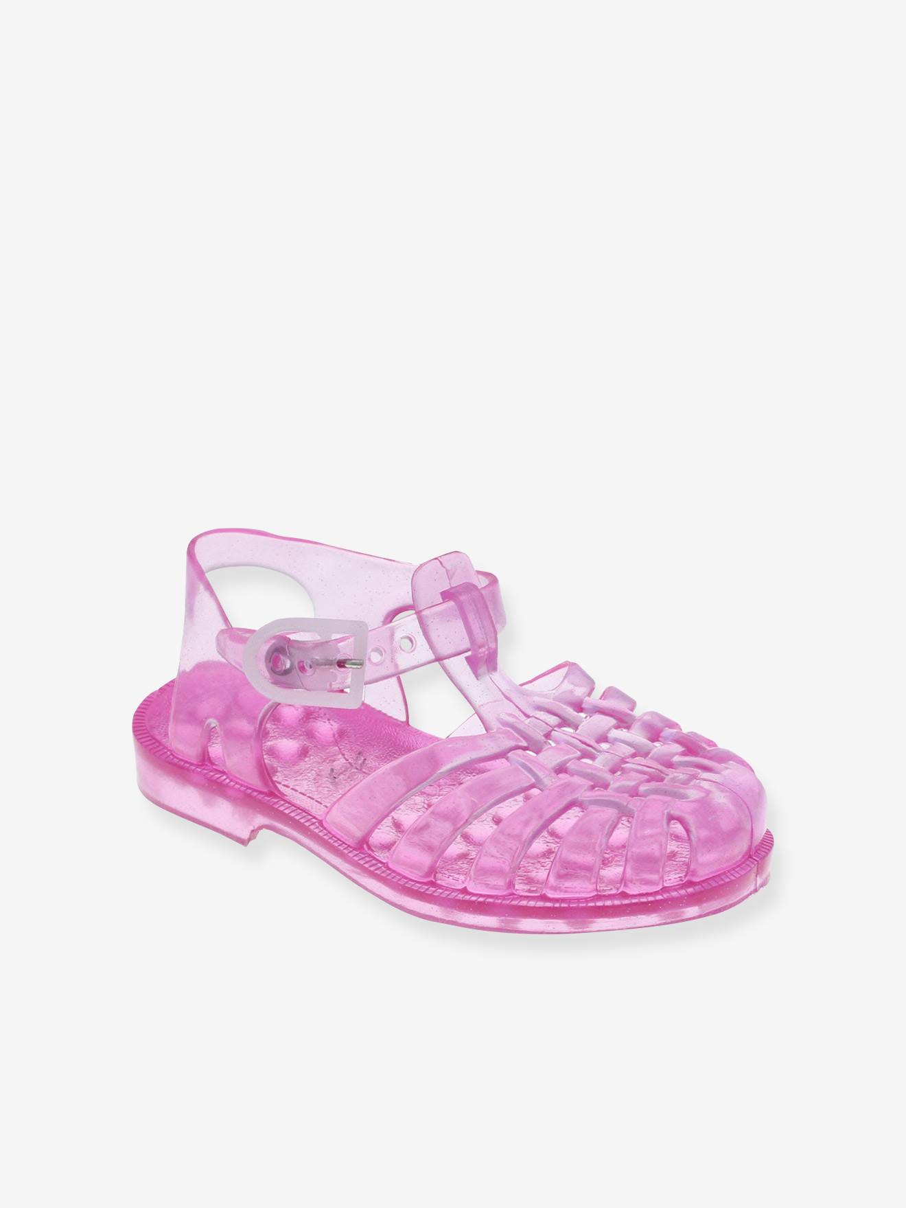 Sun Meduse(r) Sandals for Girls shimmery pink