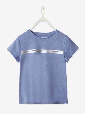 Sports T-shirt with Iridescent Stripes