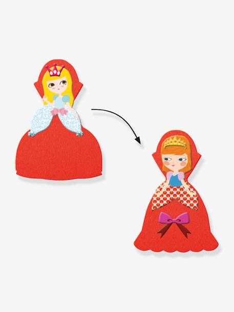 I Love Princesses, Create with Stickers, by DJECO Pink 