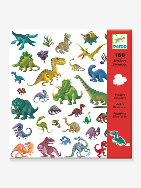 160 Dinosaur Stickers by DJECO Green 