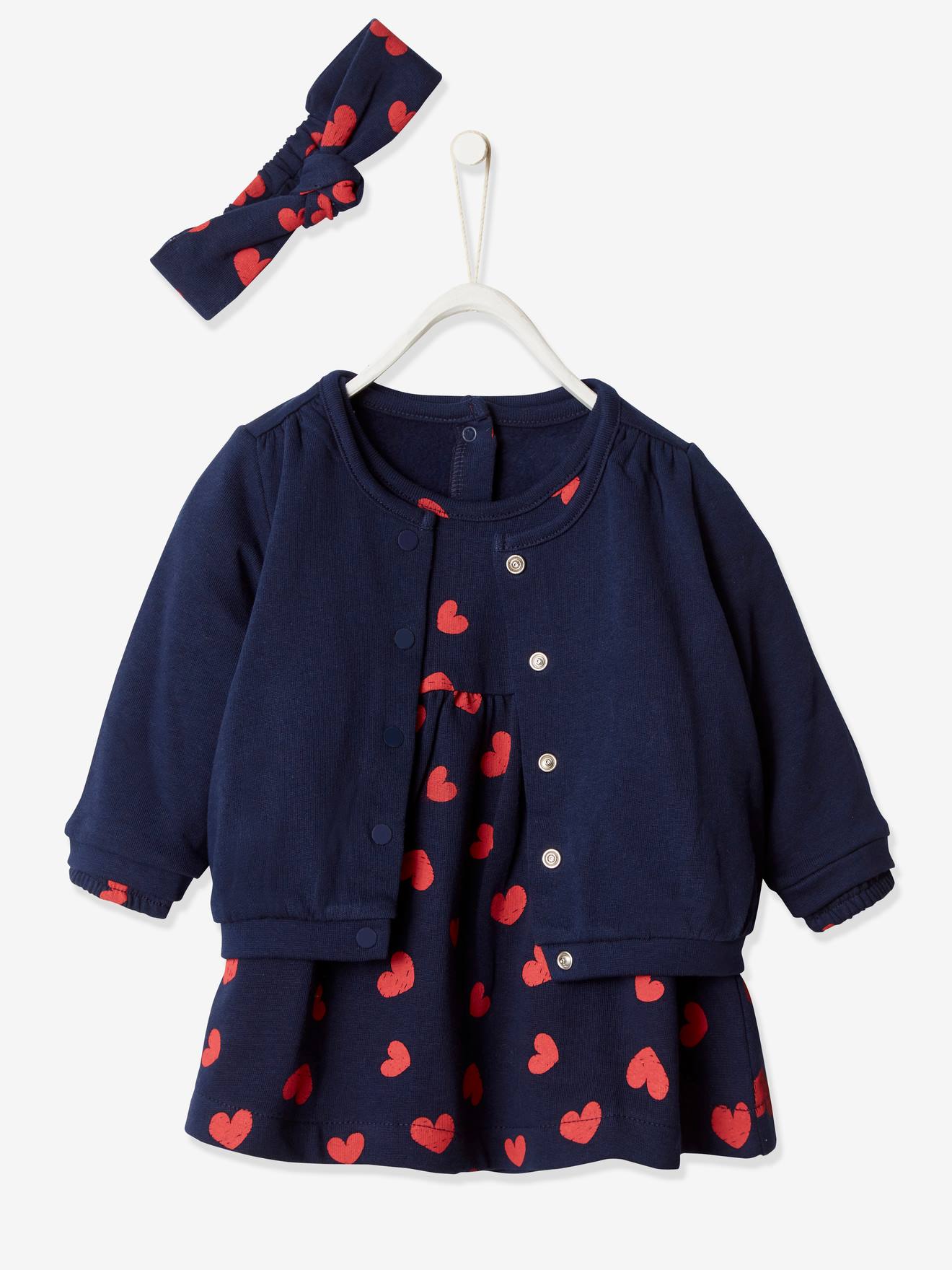 baby girl dress with cardigan