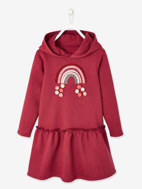 Fleece Dress with Hood