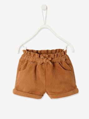 Click to view product details and reviews for Corduroy Shorts For Baby Girls Dark Red.