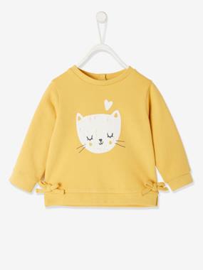 Fleece Sweatshirt with Animal Motif