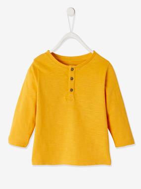 Grandad-Style Long-Sleeved Top