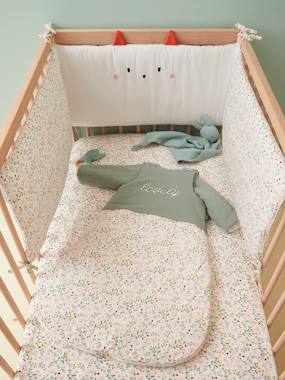 Cot Bumper FLORETTES