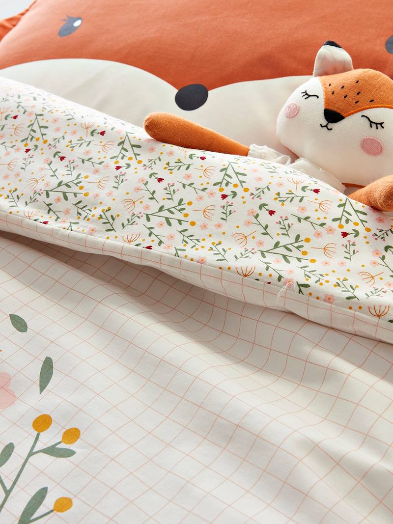 Duvet Cover for Babies, Little Flowers Theme white, Bedding & Decor