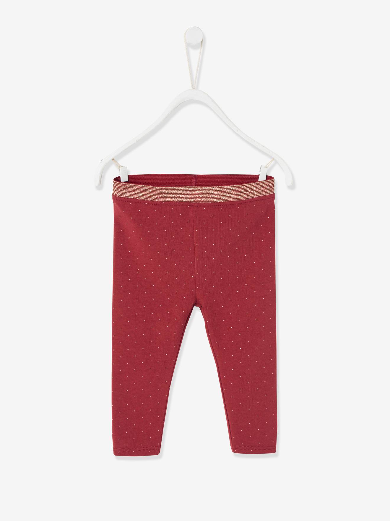 baby girl red leggings