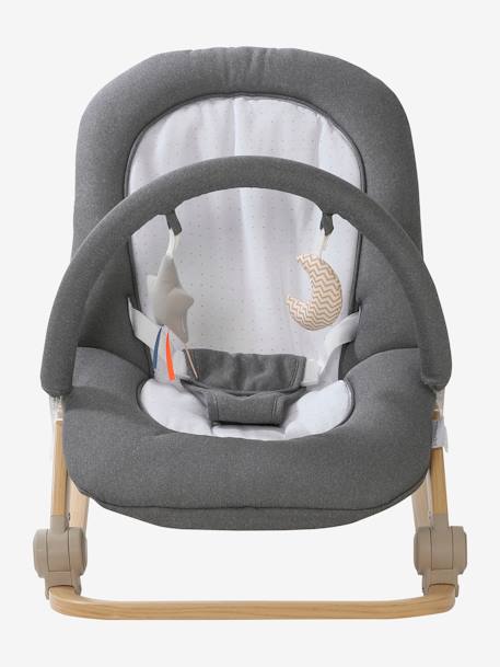 Baby Bouncer with Arch, Babydream ecru+GREEN LIGHT SOLID+Grey+printed beige+YELLOW DARK SOLID 