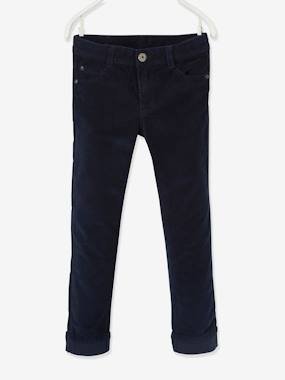 Slim Leg Corduroy Trousers