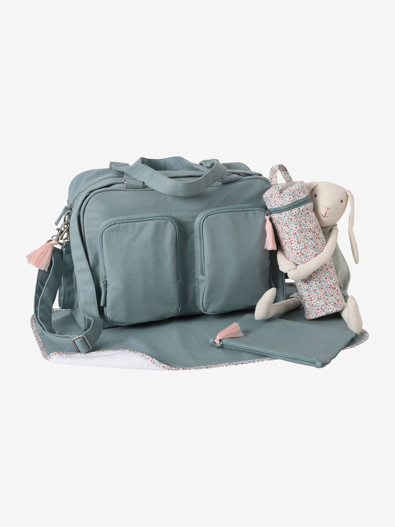 Changing Bag with Several Pockets, Family blue