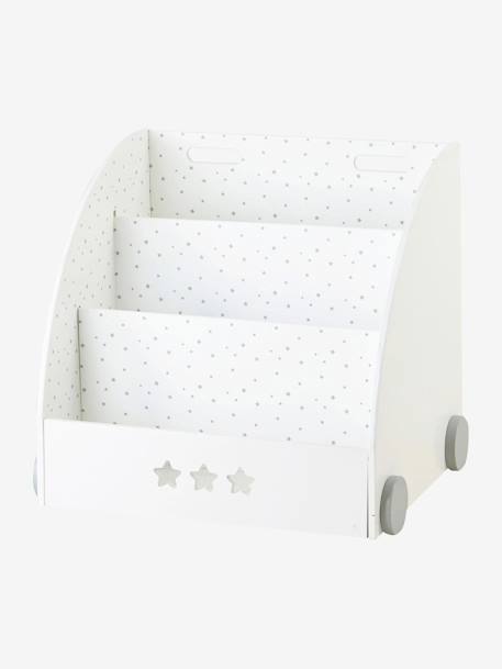 Mobile Bookcase, Sirius Theme White / stars 