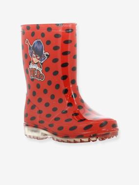 Wellies with Light-Up Sole Miraculous The Ladybug Adventures print