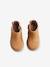 Leather Boots with Elastic, for Baby Girls BEIGE DARK METALLIZED+BLUE DARK SOLID WITH DESIGN+Camel+Dark Red 