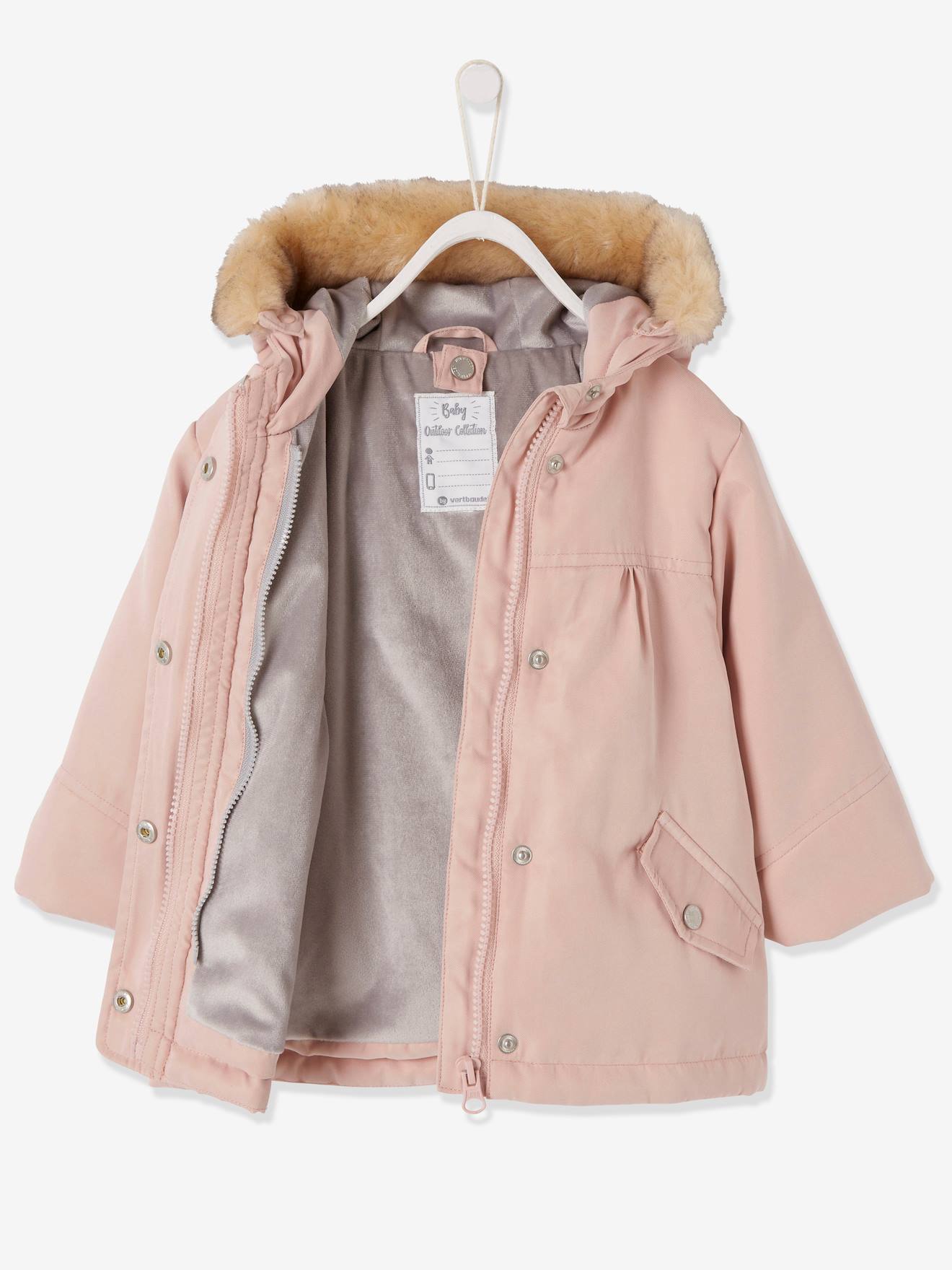 Baby girl sales parka coat