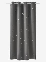 Bedding & Decor-Decoration-Curtains-Blackout Curtain with Eyelets & Perforated Motifs