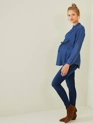 Maternity-Trousers-Skinny Leg Jeans in Stretch Denim for Maternity