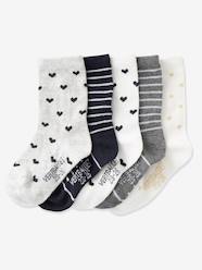 Girls-Underwear-Pack of 5 Fancy Socks for Girls