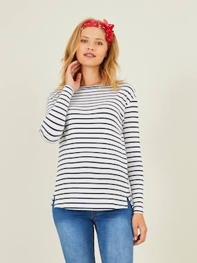 Crossover Top Maternity Nursing Special stripes