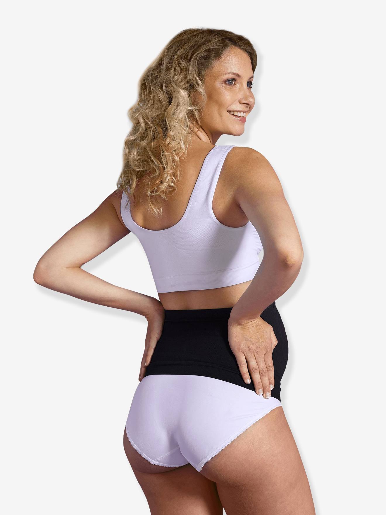 Seamless Maternity Support Belly Band by CARRIWELL - black