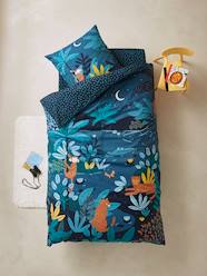 Bedding & Decor-Child's Bedding-Children's Duvet Cover + Pillowcase Set, JUNGLE NIGHT