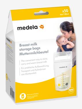 Box of 50 Breast Milk Storage Bags Pump Save by MEDELA no color