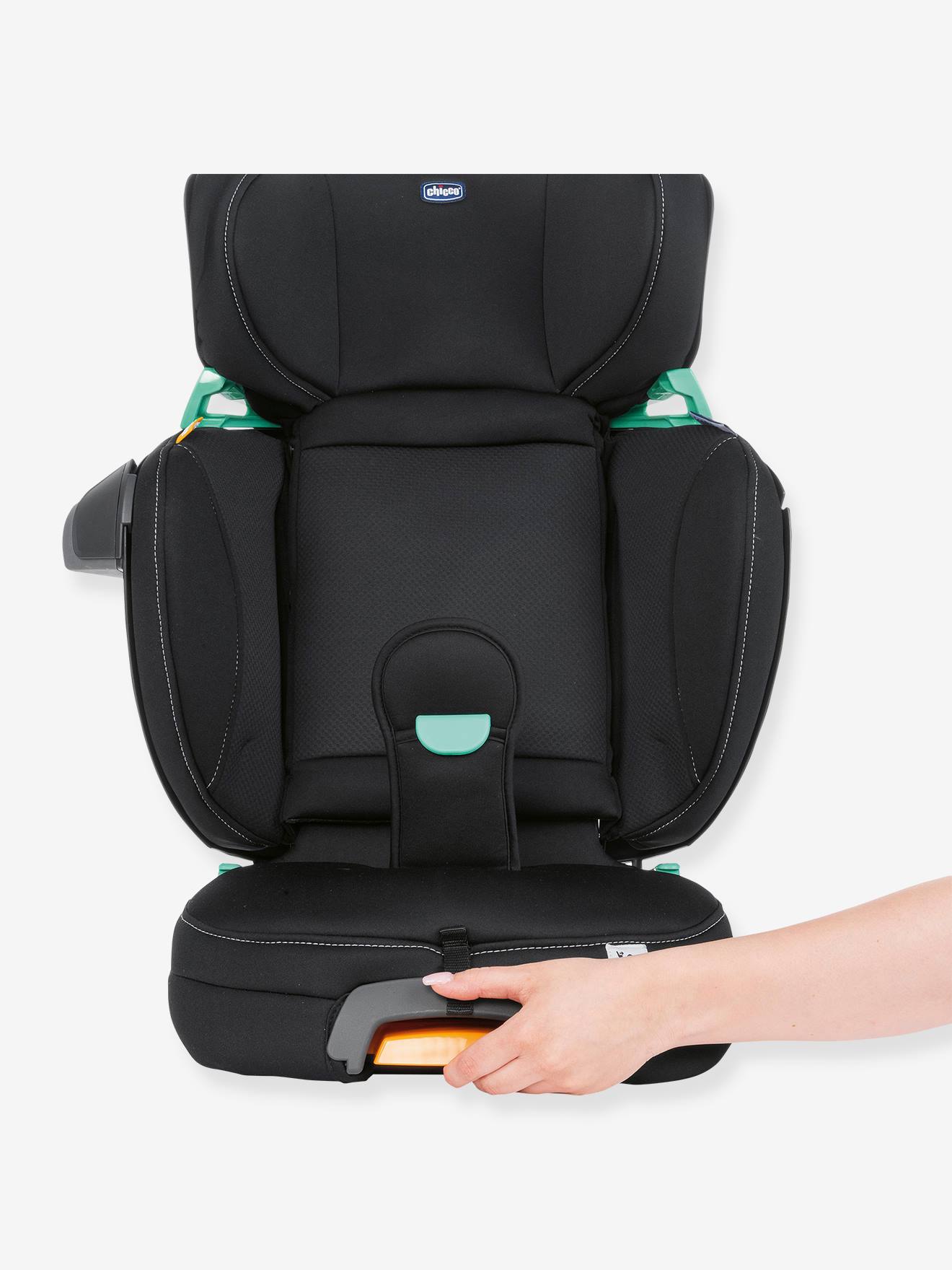 Fold Go Car Seat i Size 100 to 150 cm Equivalent to Group 2 3 by CHICCO black Nursery Vertbaudet